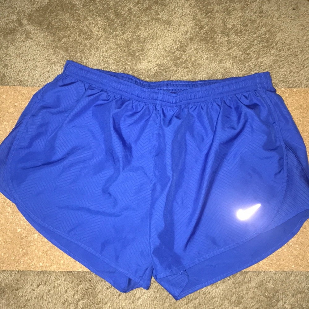 Blue nike shorts